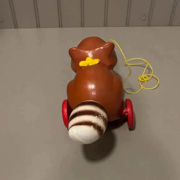 Fisher-Price Roly Poly Raccoon Pull-Along Toy - Picture 3 of 4